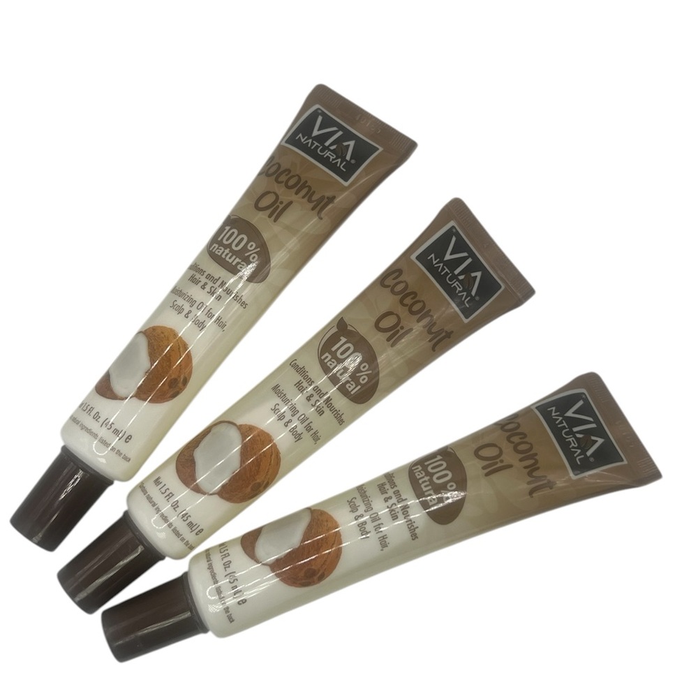 (Pack of 3) VIA Natural Coconut Oil Hair Treatment